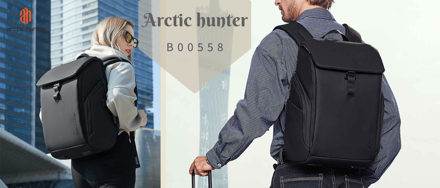 کوله پشتی آرکتیک هانتر مدل Arctic hunter B00558 مناسب لپ تاپ 15.6 اینچی